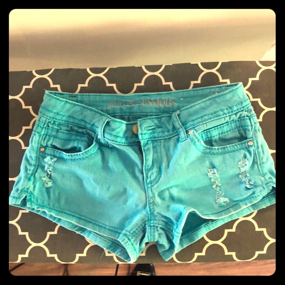 Baby blue jean shorts❤️❤️❤️